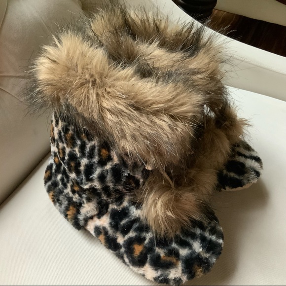 Kenzie Leopard print Slipers - Picture 7 of 12